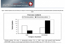 [C] Pathophysiologic factors for progression of AKI to AKD and subsequently to CKD/ESRD was studied, in a 40 months follow up study by urinary proteomics with SDSPAGE analysis of ICU admitted AKI cases, at the onset. AKI associated with glomerular proteinuria (mid and high molecular weight protein) had higher progression to AKD & CKD, than AKI with low molecular tubular proteinuria (P