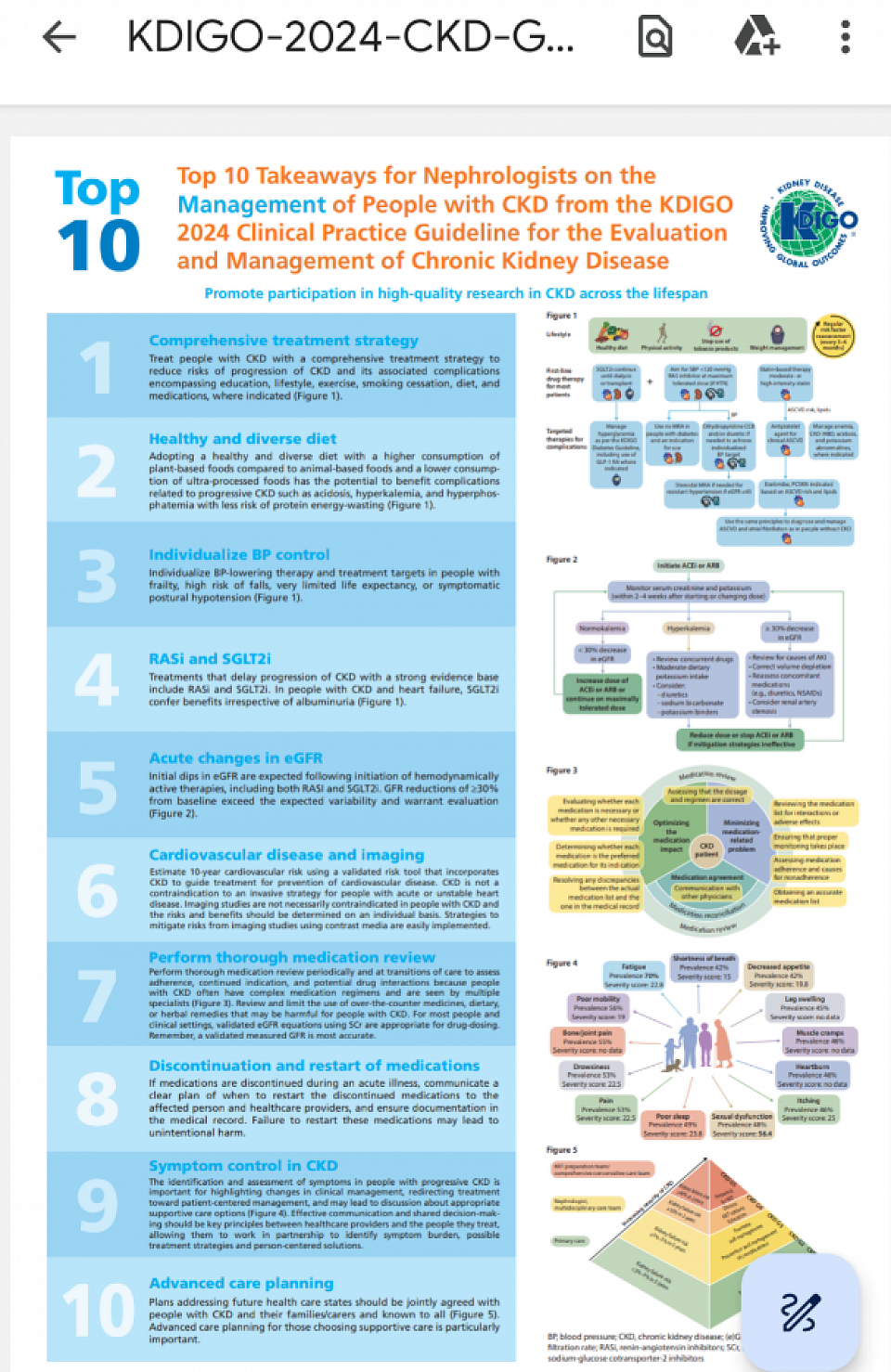 KDIGO CKD GUIDELINES NUTSHELL